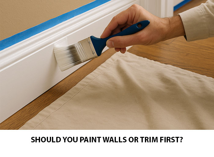 Should You Paint Walls or Trim First? What The Pros Do